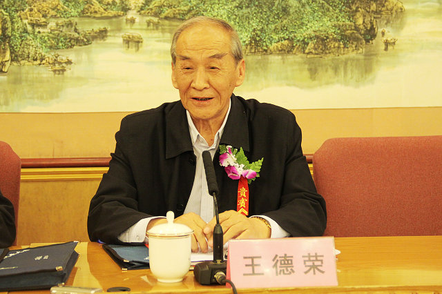 中国交通运输协会常务副会长王德荣在会上讲话
